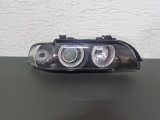 BMW E39 SAĞ ÖN FAR (SİYAH) BEYAZ SİNYAL SIFIR 2001-2003